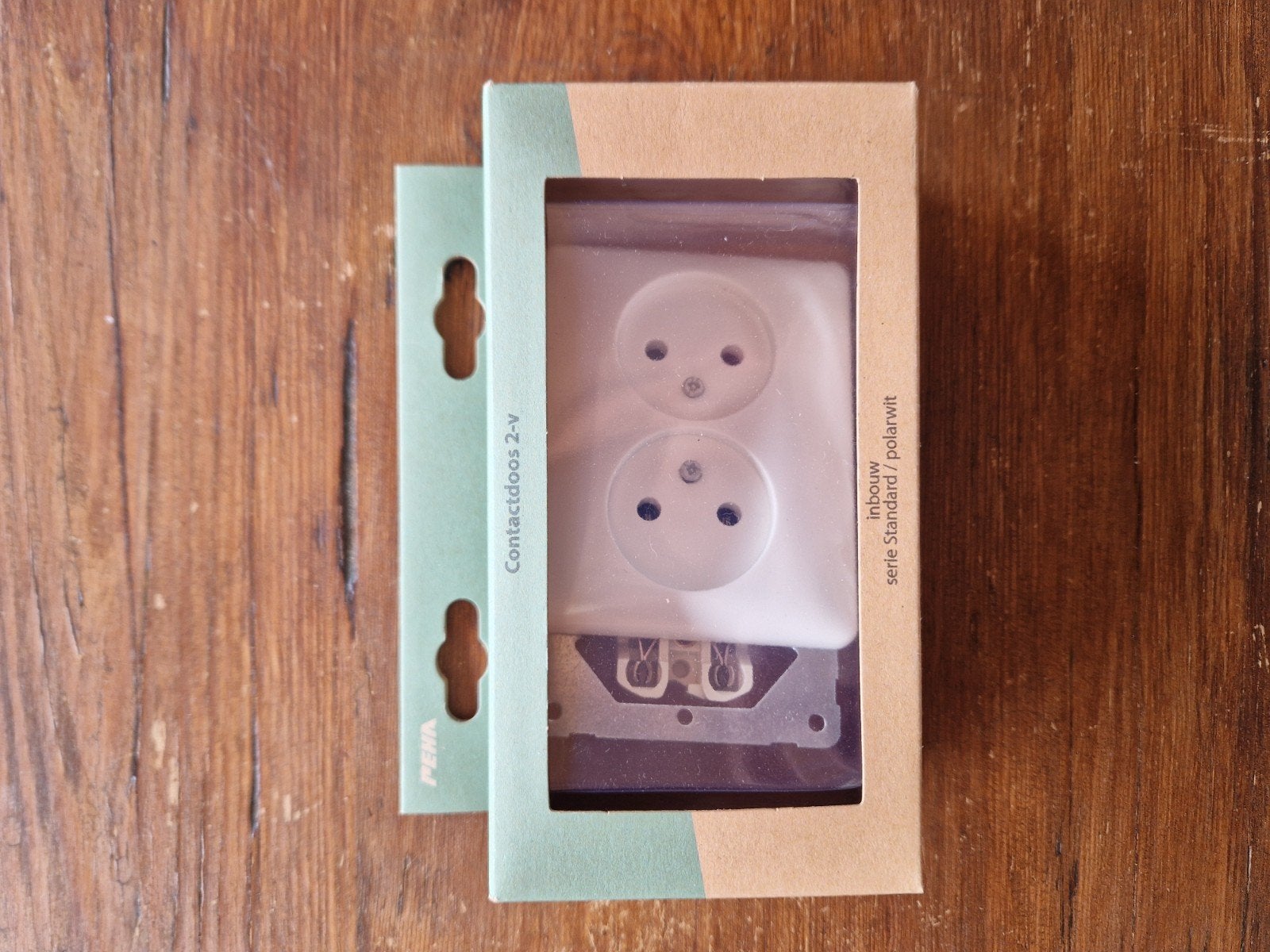 PEHA Inbouw Contactdoos 2-v ongeaard, Ophalen of Verzenden, Nieuw