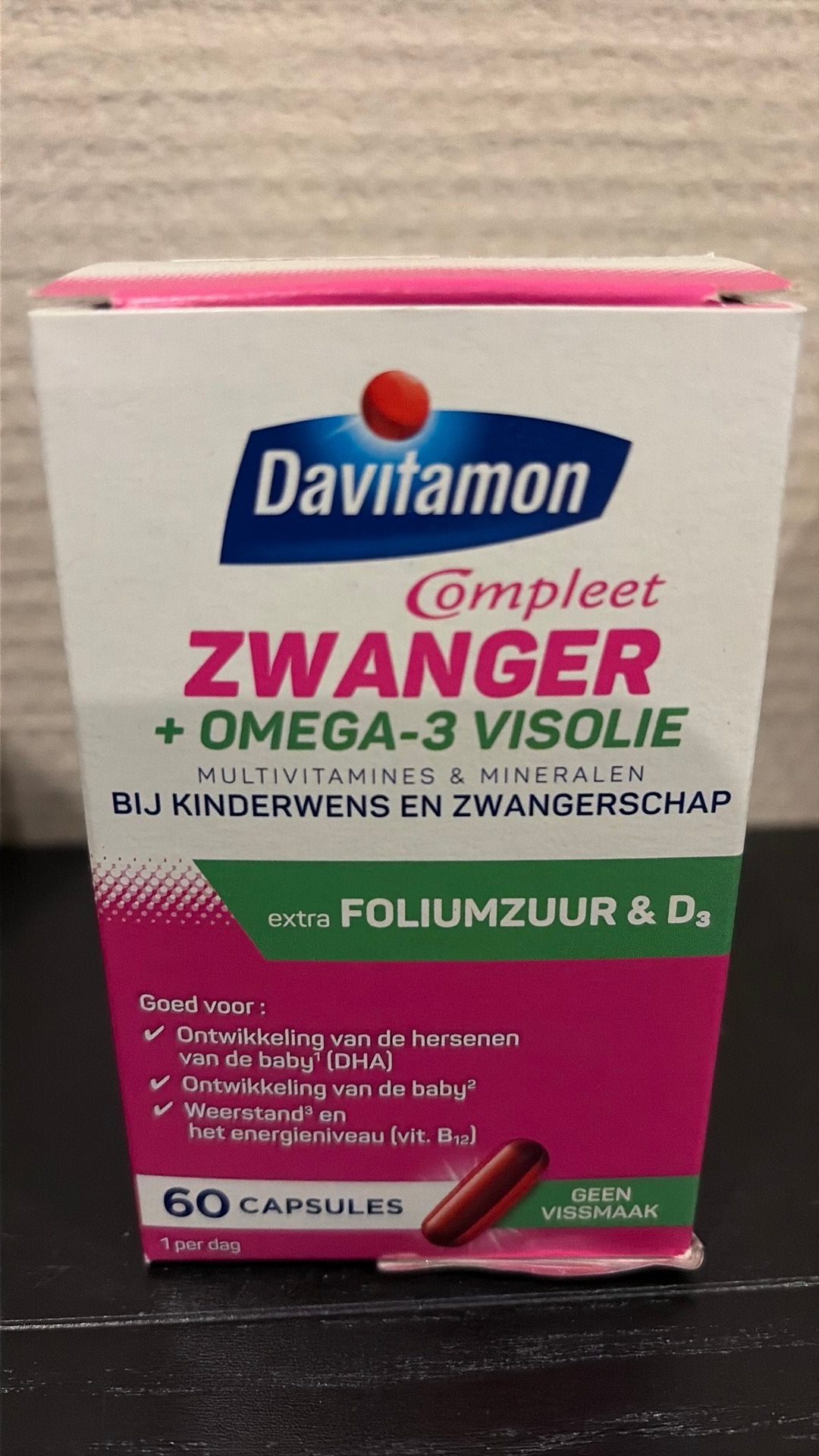 Davitamon zwanger met omega3 visolie, Ophalen, Nieuw