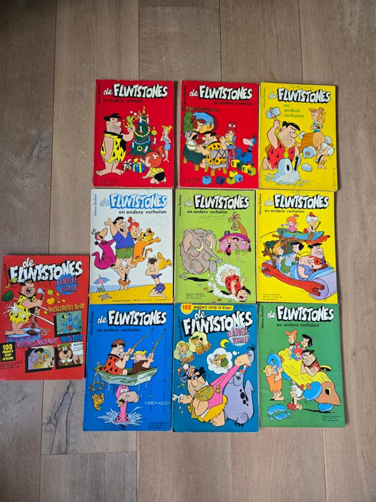 Flinstones strips 1965 - 1971, Meerdere stripboeken, Ophalen of Verzenden, Gelezen