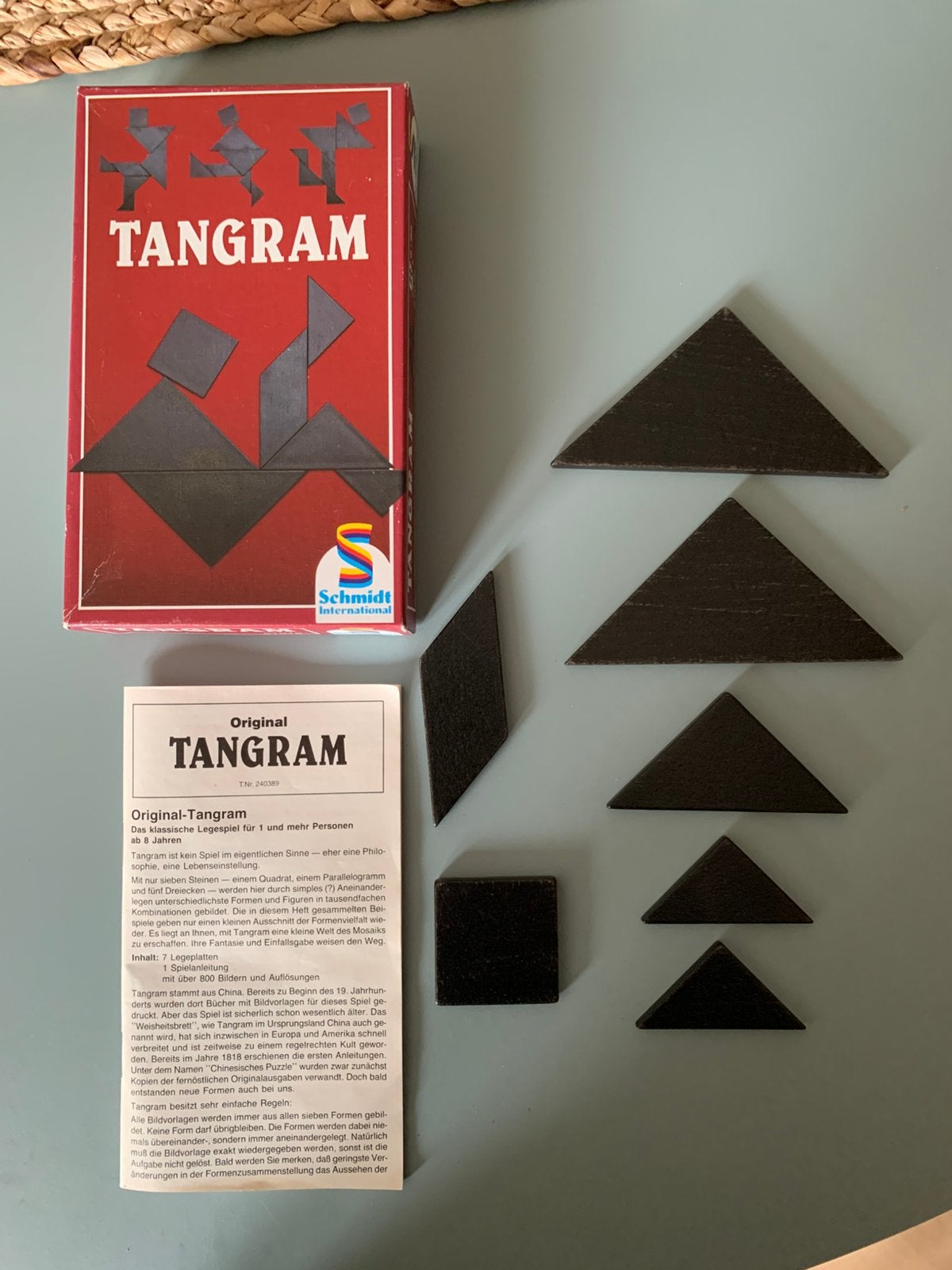 Spel tangram, Ophalen of Verzenden, Minder dan 500 stukjes, Zo goed als nieuw, Overige typen