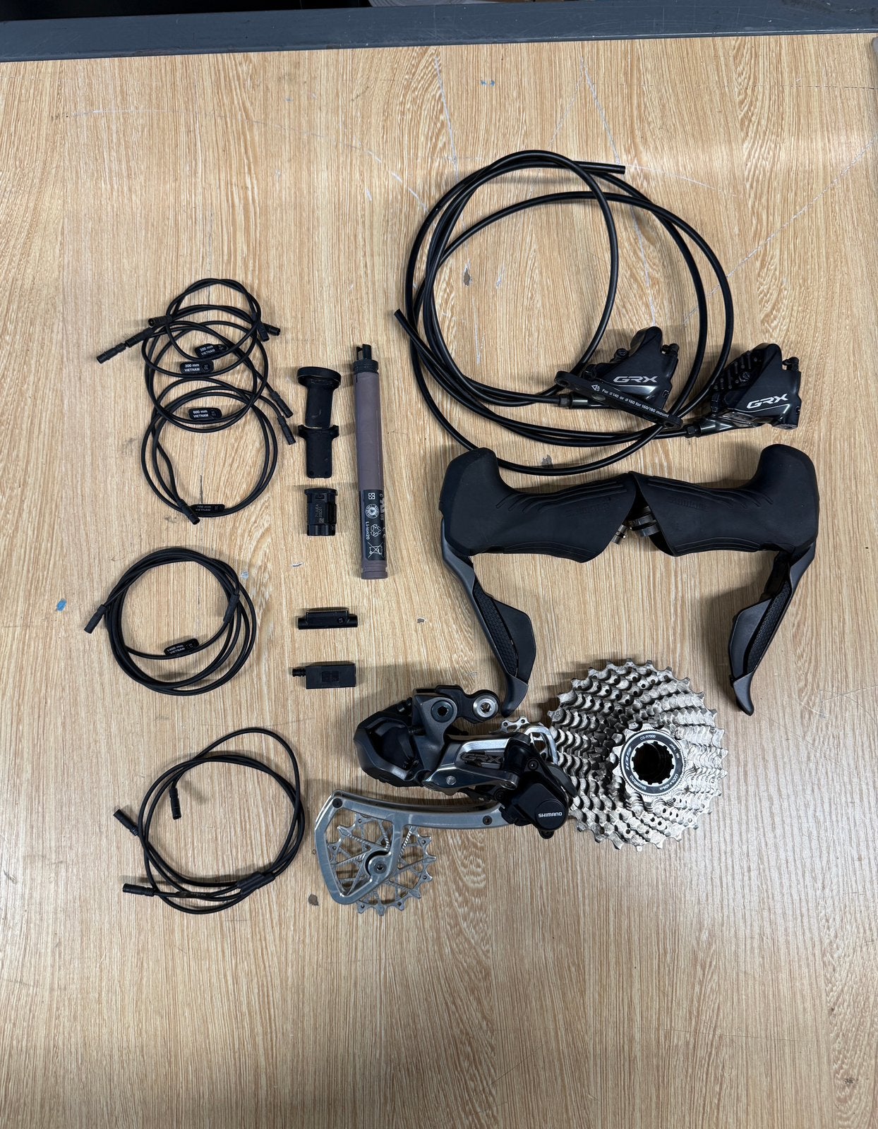 Shimano GRX 817 Di2 1x11 groepset met garbaruk, Fietsen en Brommers, Ophalen of Verzenden, Zo goed als nieuw