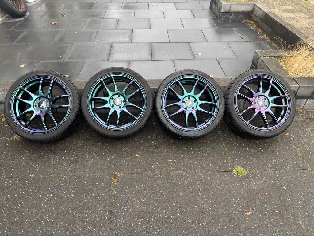 Japanese Racing JR velgen 205/40/17 5x100, Ophalen of Verzenden, Audi
