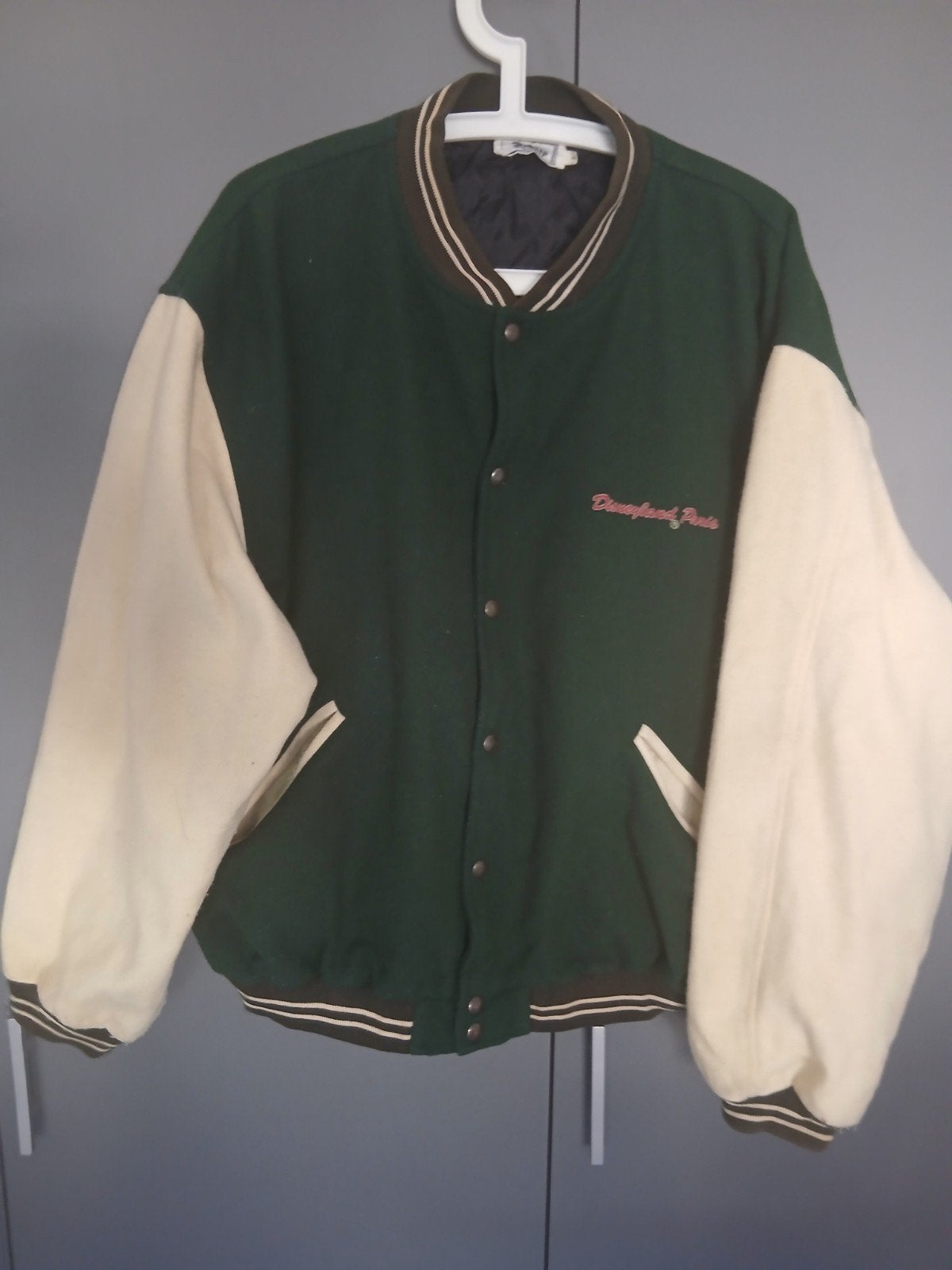vintage Disney Paris varsity Jack, Disney origanal, Maat 42/44 (L), Ophalen of Verzenden, Zo goed als nieuw