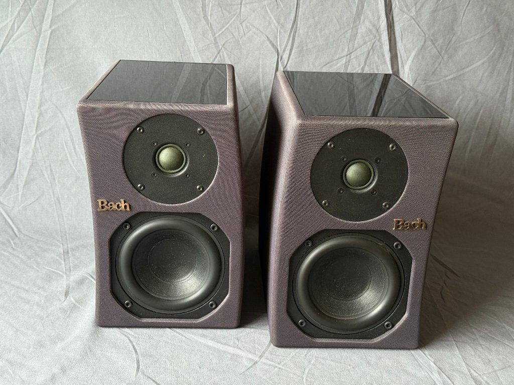 Bach S2 Antraciet, Zo goed als nieuw, 120 watt of meer, Front, Rear of Stereo speakers, Ophalen