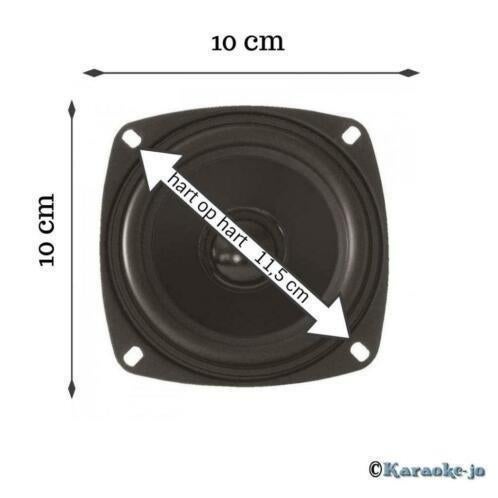Dynavox 4 Ohm basluidspreker 10 cm 30 Watt