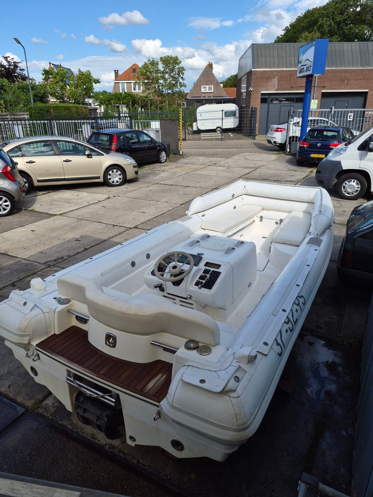 Jet tender castoldi jet rib turbo drive 240 motor mist 4.2 m, Watersport en Boten, Rubberboten, Ophalen of Verzenden, Buitenboordmotor