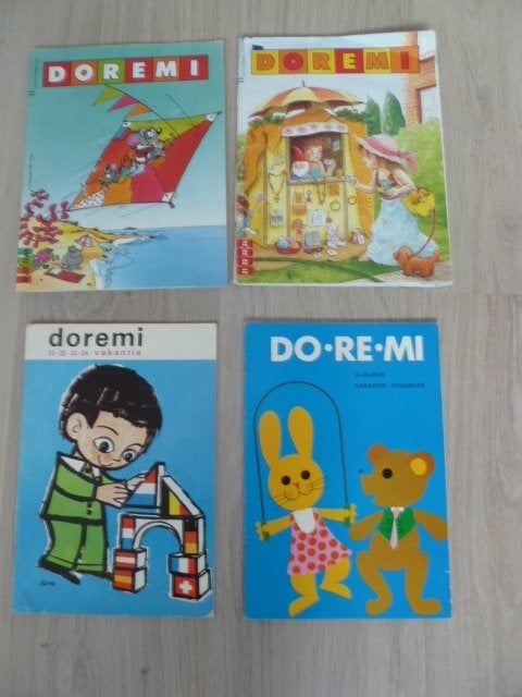 4 Doremi (kleuter) tijdschriften: Vakantieboeken/uitgaven., Ophalen of Verzenden, Zo goed als nieuw, Taal en Lezen
