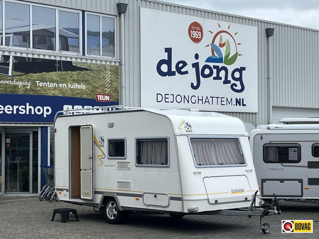 Knaus As Good as Gold 400 TM - Voortent -, Caravans en Kamperen, Overige typen, Bedrijf, 4 tot 5 meter, Knaus