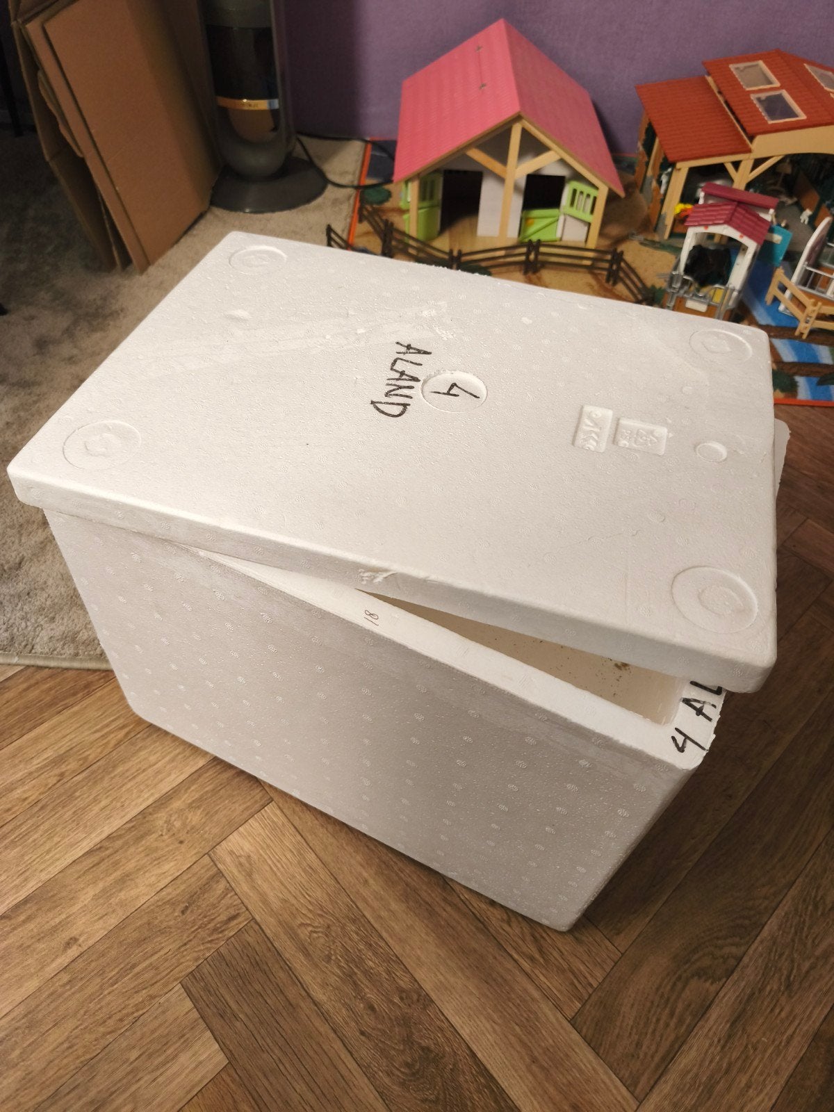 Grote piepschuim / tempex doos met deksel - Isolatiebox, Doe-het-zelf en Verbouw, Ophalen, 40 tot 60 cm, 50 tot 75 cm, 35 tot 50 cm
