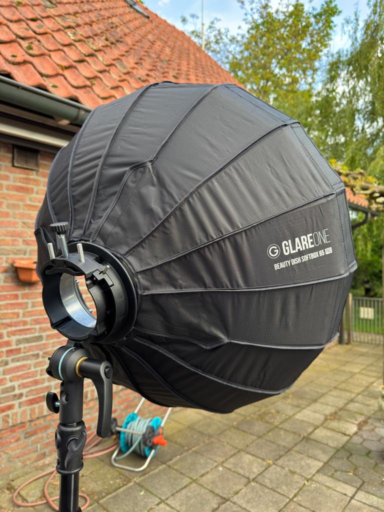 Godox Heavyduty statief 290F met GlareOne softbox 65 Pro, Audio, Tv en Foto, Fotografie | Fotostudio en Toebehoren, Zo goed als nieuw