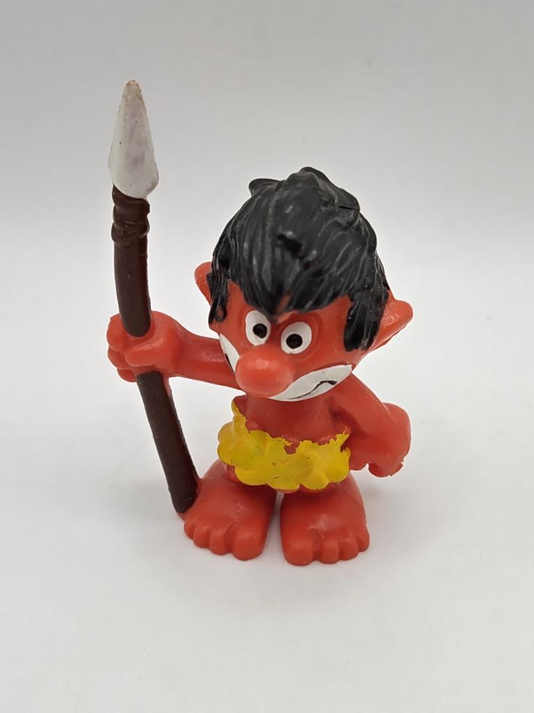 Wilde Smurf, vintage van Bullyland., Ophalen of Verzenden, Gebruikt
