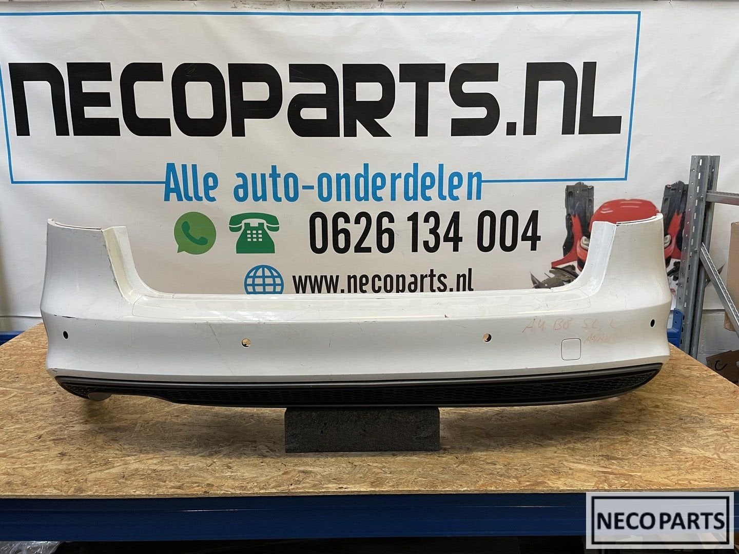 ACHTERBUMPER AUDI A4 B8 8K FACELIFT S LINE BUMPER AVANT, -, -, Achter, Bumper