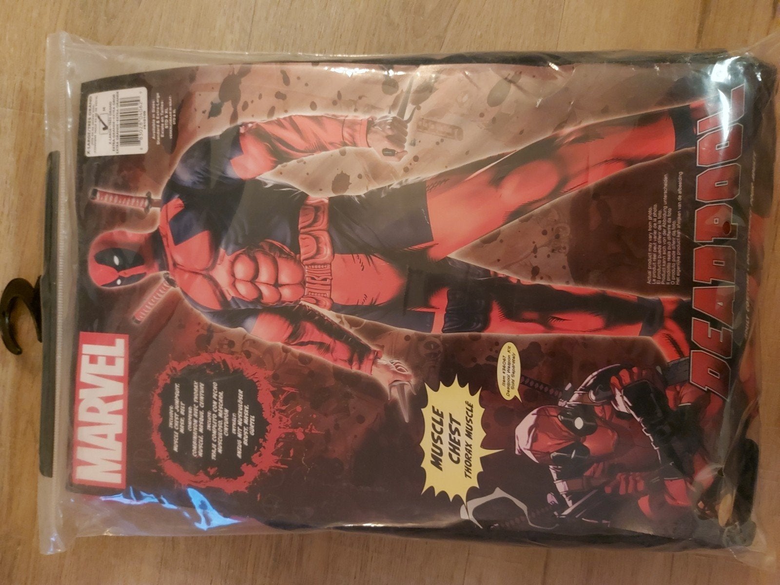 Deadpool Marvel Kostuum XL - Nieuw in verpakking, Ophalen of Verzenden, Nieuw, Pak of Jurk