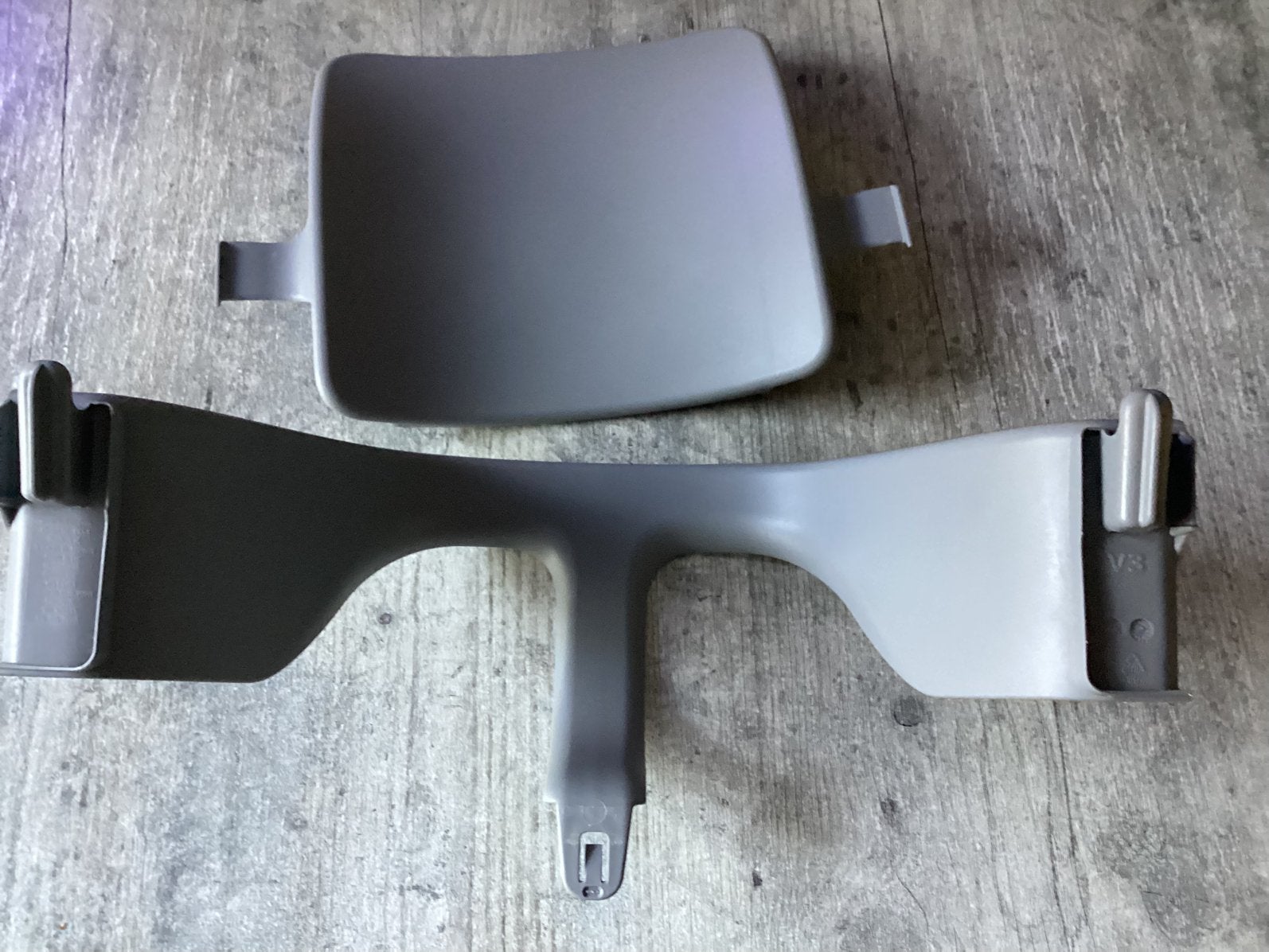 Stokke tripp trapp baby set grijs, Kinderen en Baby's, Kinderstoelen, Ophalen of Verzenden, Zo goed als nieuw, Meegroeistoel