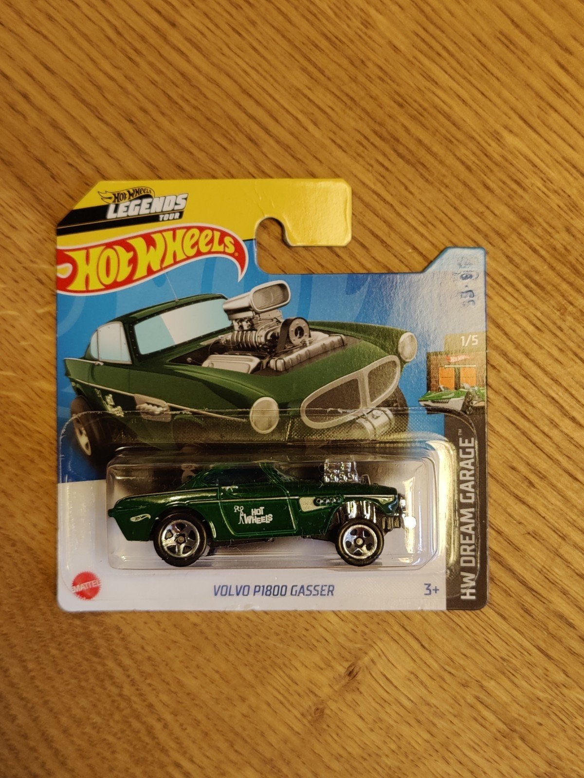 Hot Wheels Volvo P1800 Gasser GROEN, Ophalen of Verzenden, Nieuw, Auto