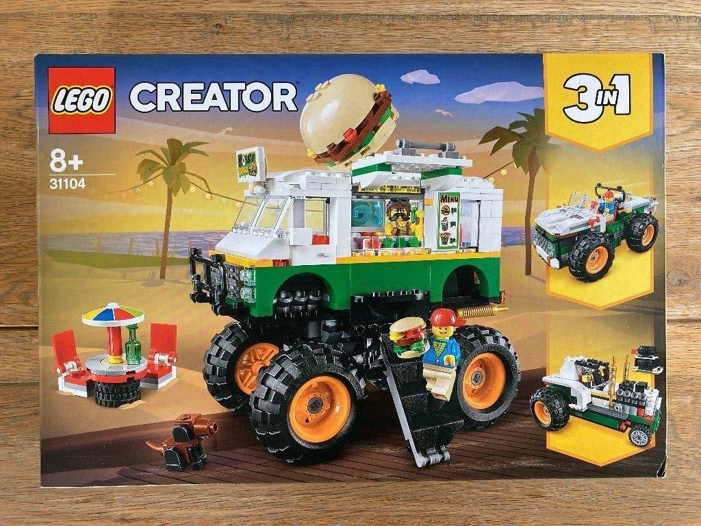 NIEUW LEGO Creator 31104 : Hamburger Monstertruck MISB, Lego, Nieuw, Ophalen of Verzenden, Ongeopend/sealed