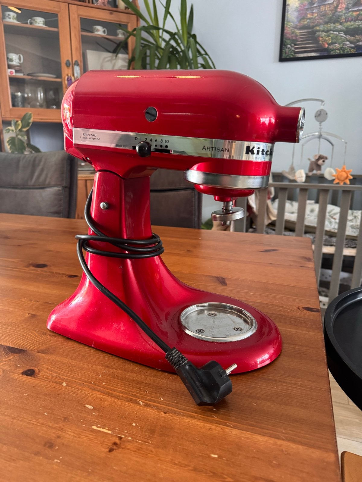 KitchenAid Artisan Keukenmachine Rood - goede staat, Witgoed en Apparatuur, 4 liter of meer, Gebruikt, Consumercare.nl@kitchenaid.eu