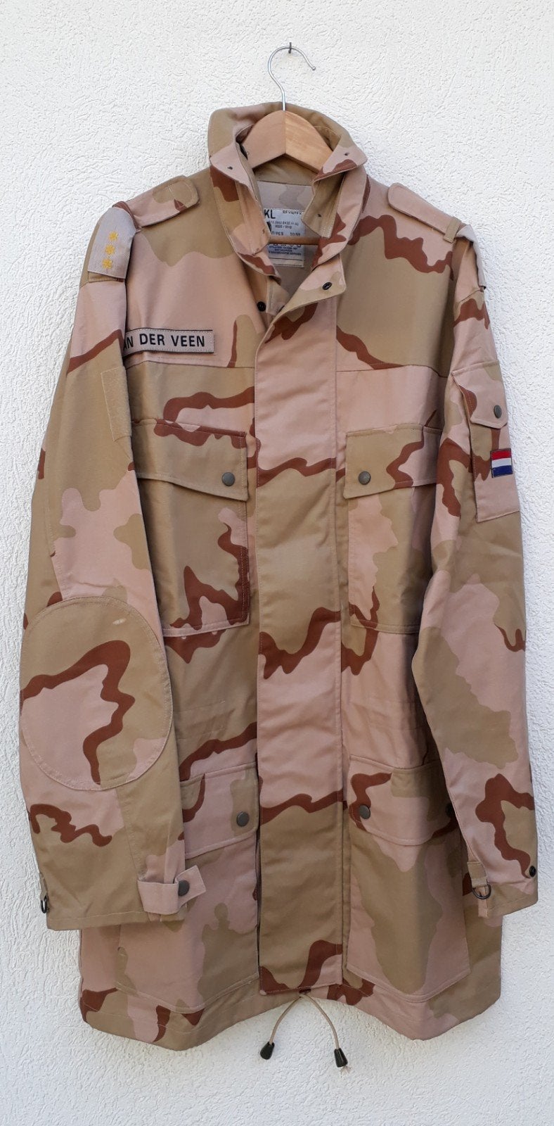Parka M93 deserttenue Koninklijke Landmacht, 1ste model 1992, Verzenden, Landmacht, Nederland, Kleding of Schoenen