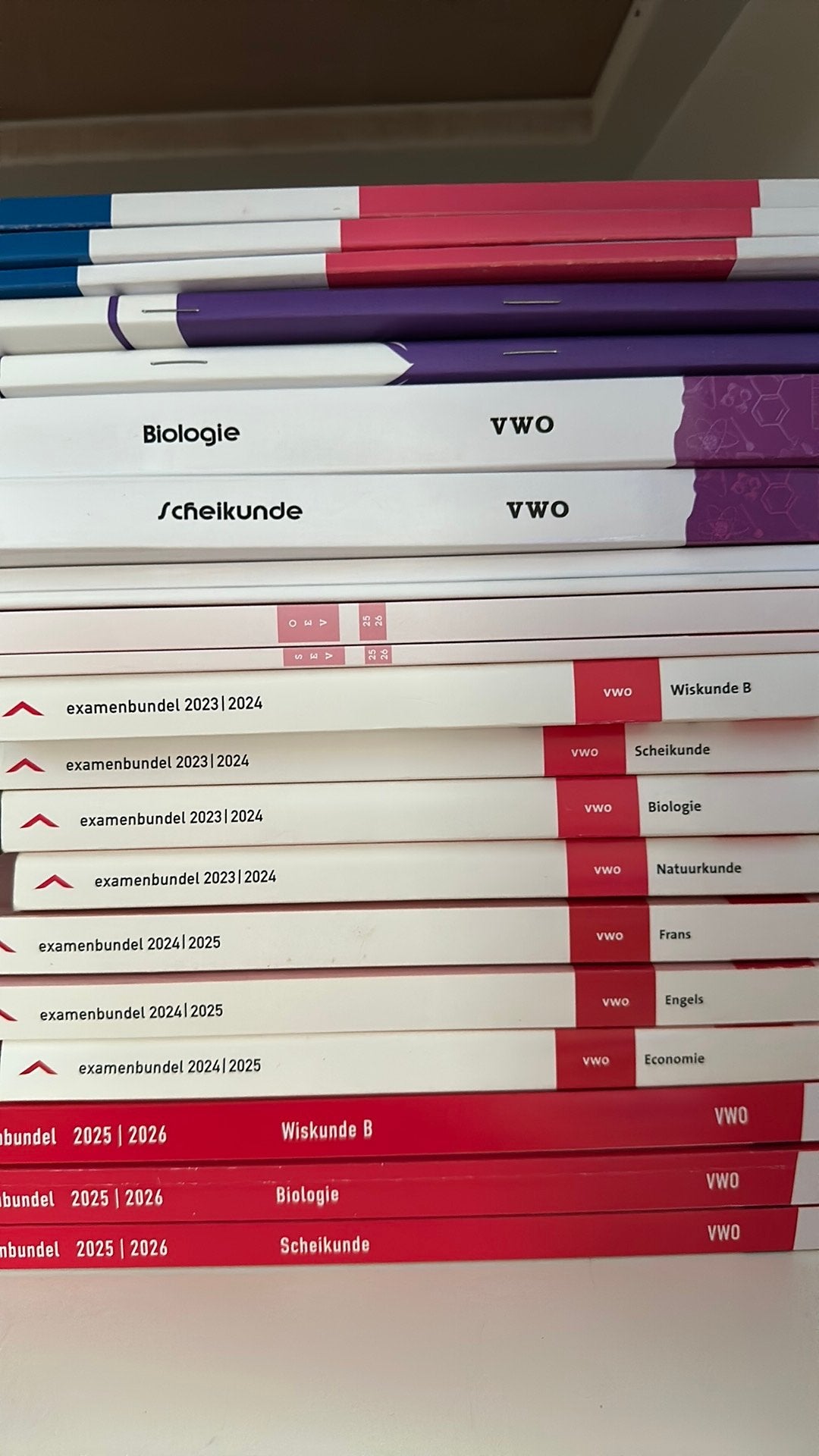 Examenbundels vwo, Ophalen, Beta, Zo goed als nieuw