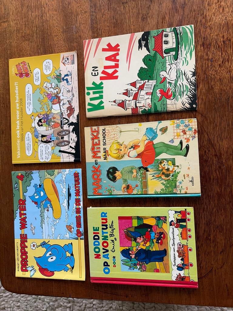 Div Kinderboeken: Klik en Klak, Mark en Mieke, Noddy, Dr, Ophalen of Verzenden, Gelezen, Fictie algemeen