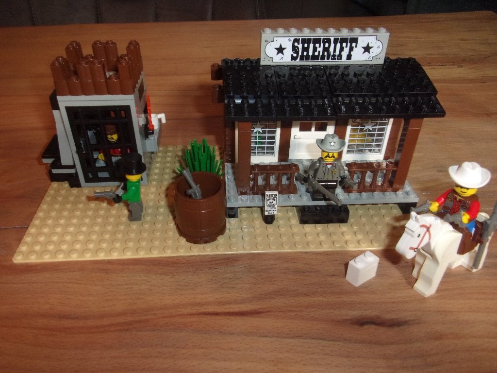 Lego Western 6755-1 Sheriff's Lock Up uit 1996, Gebruikt, Overige thema's, Lego, Ophalen of Verzenden