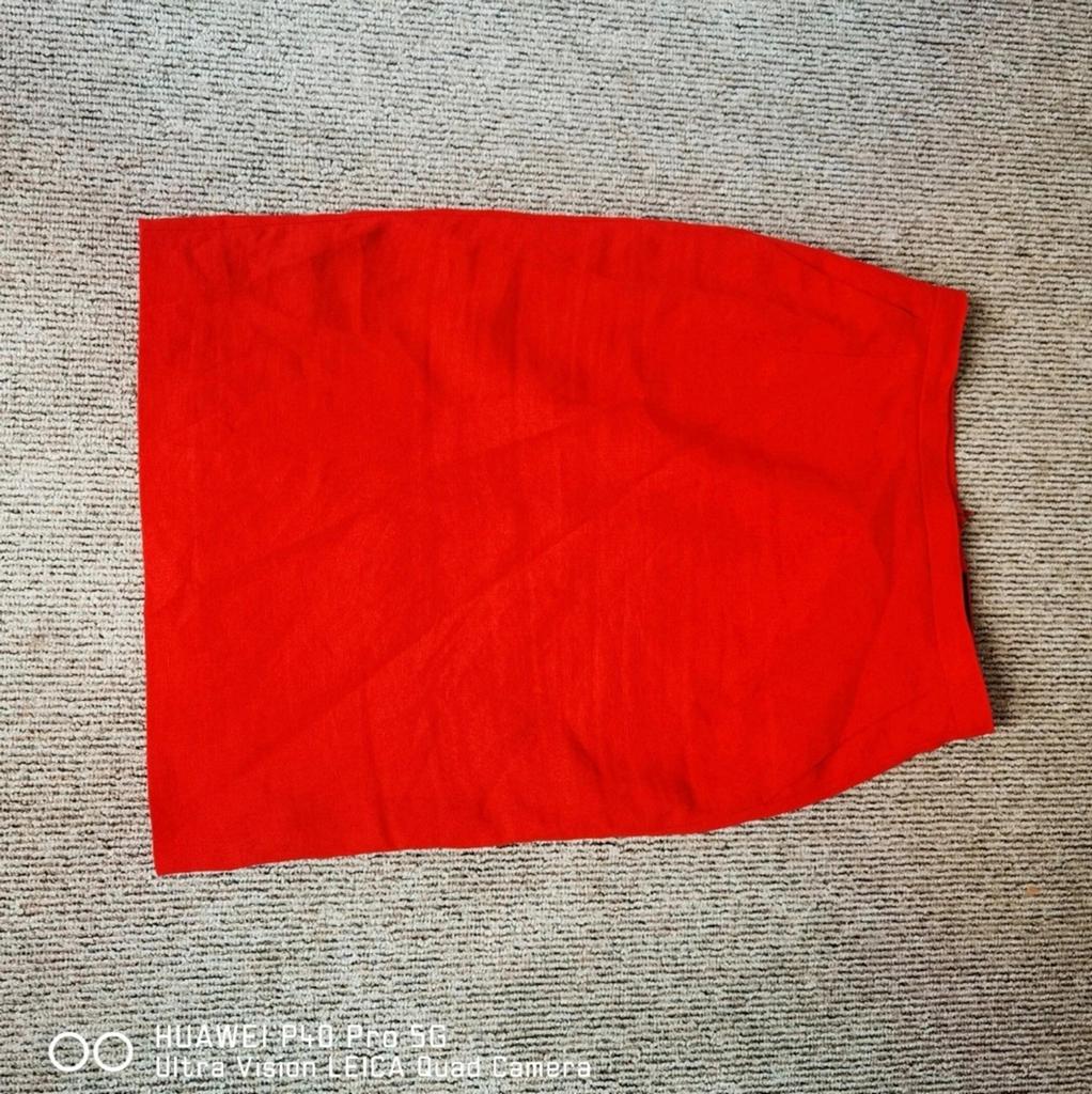 Rode linnen rok Purdey – maat 34, Ophalen of Verzenden, Zo goed als nieuw, Maat 34 (XS) of kleiner, Rood