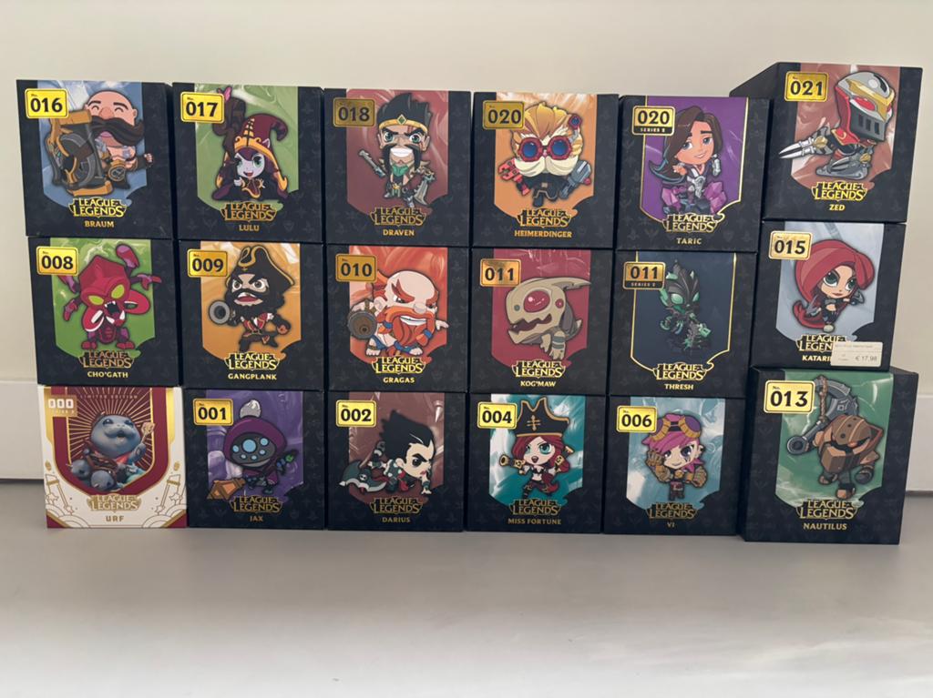 League of legends figure collectie, Ophalen of Verzenden, Zo goed als nieuw