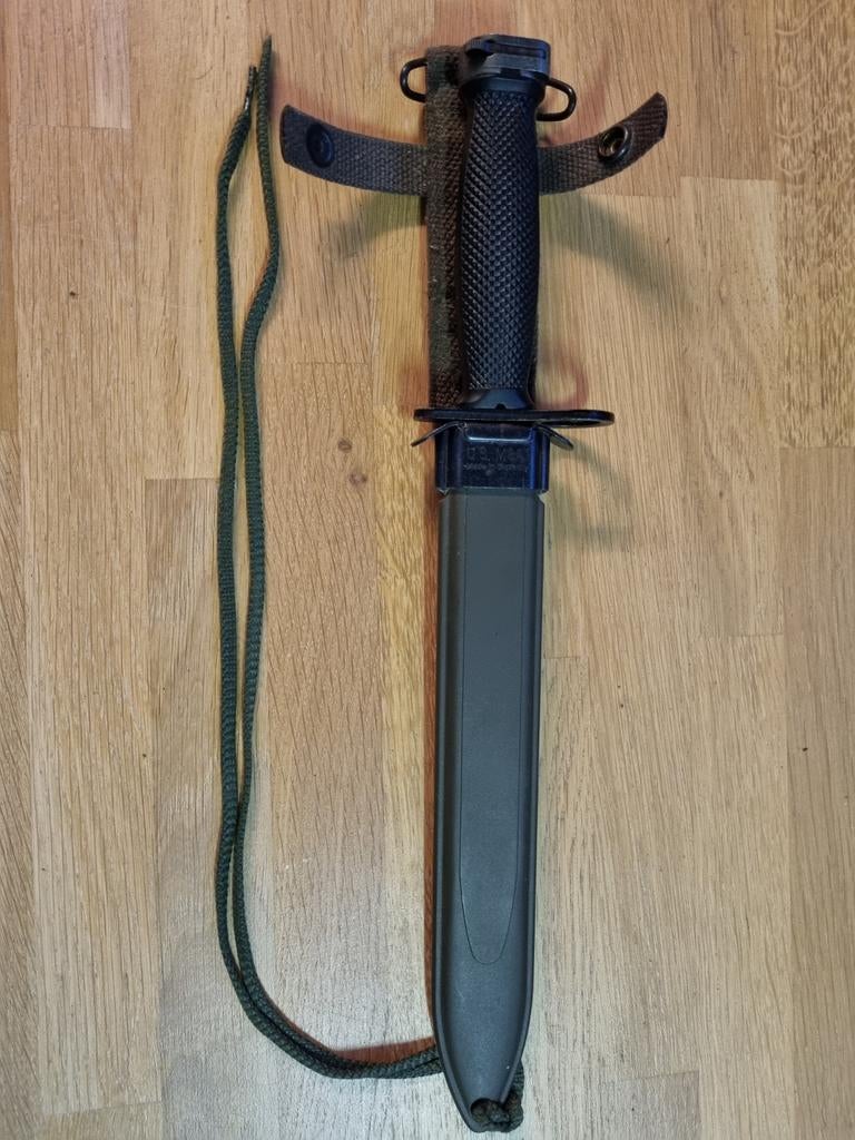 M7 bajonet lang, Verzamelen, Ophalen of Verzenden, Landmacht, Overige gebieden, Mes of Dolk