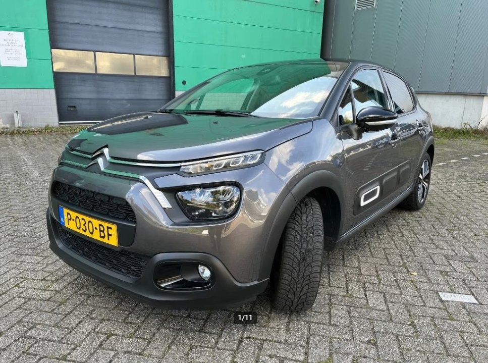 Citroën C3 1.2 Puretech 110pk S&S Eat6 2022 Grijs, Auto's, 450 kg, Euro 6, 1199 cc, 49 €/maand