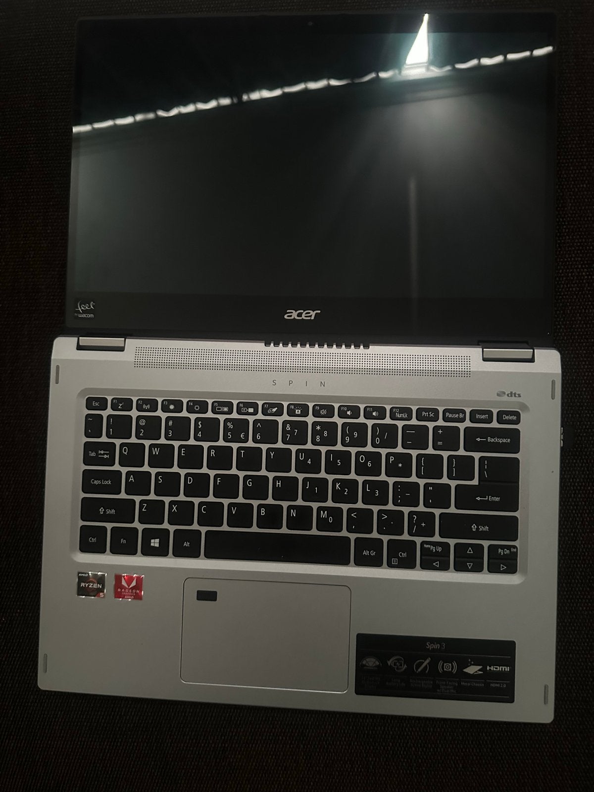 Acer Spin 1 (Ryzen) - 2-in-1 Laptop met tas, Computers en Software, 64 GB of meer, 2 tot 3 Ghz, Qwerty, Ophalen of Verzenden