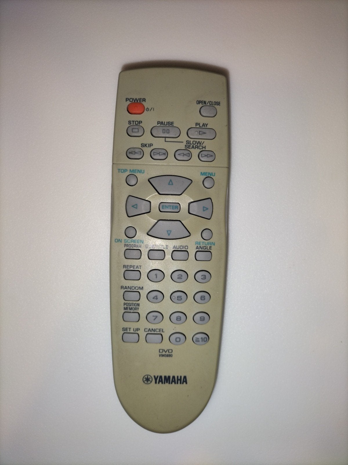 Originele Yamaha DVD-afstandsbediening V945690 DVD-S80, Ophalen of Verzenden, Gebruikt, Origineel, Dvd