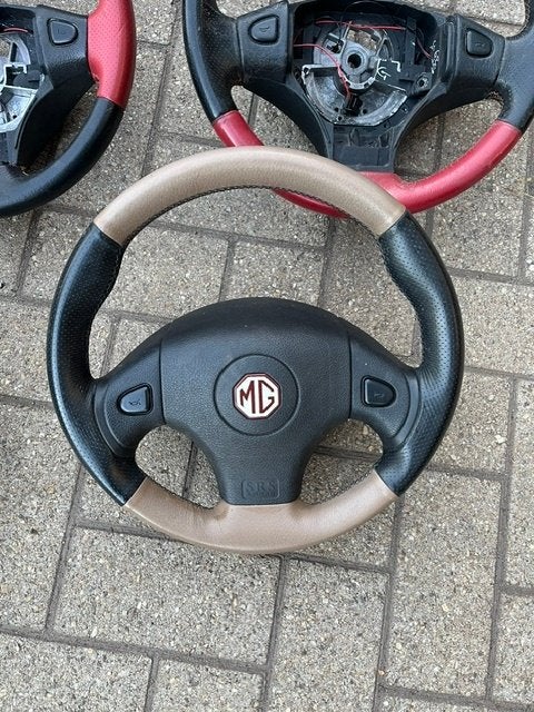 MGF MG TF stuur in walnoothout leder MG F MGTF Abingdon, Auto-onderdelen, Ophalen of Verzenden, Gebruikt, MG
