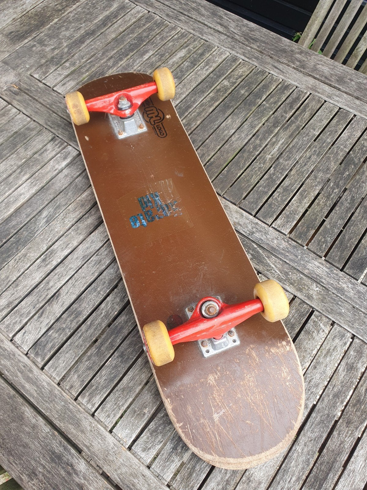Gebruikt skateboard - Black Sheep 55mm wielen, Ophalen, Gebruikt, Skateboard