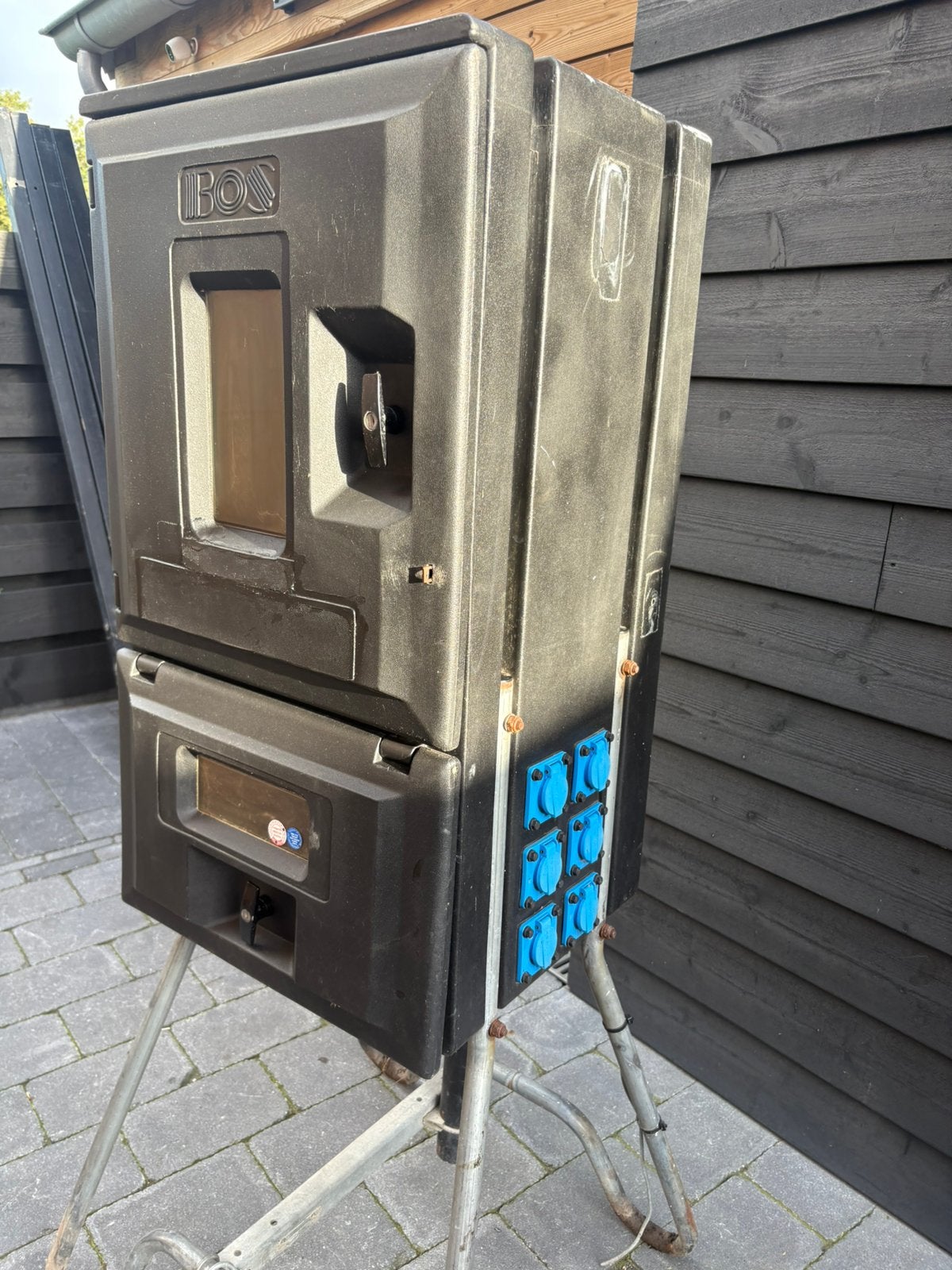 Bouwmeterkast - Hoofdstroomkast 63 amp Kunstof uitvoering, Ophalen, Bos, Gebruikt, Overige typen
