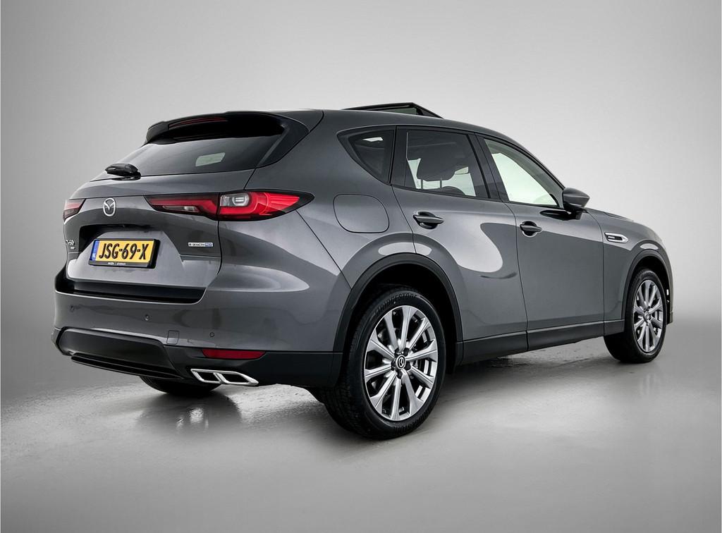 Mazda CX-60 2.5 e-SkyActiv PHEV Exclusive-Line | Panoramadak, Auto's, Automaat, 12 maanden, Zwart, 4 cilinders