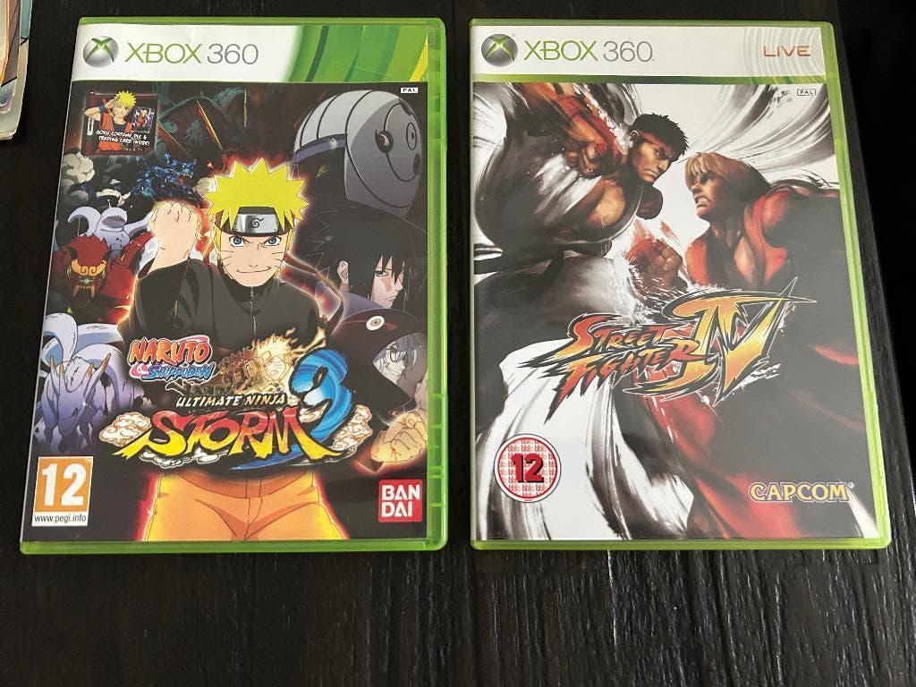Xbox 360 games Naruto ultimate storm en street fighter iv, Ophalen, Gebruikt, Vechten, 1 speler