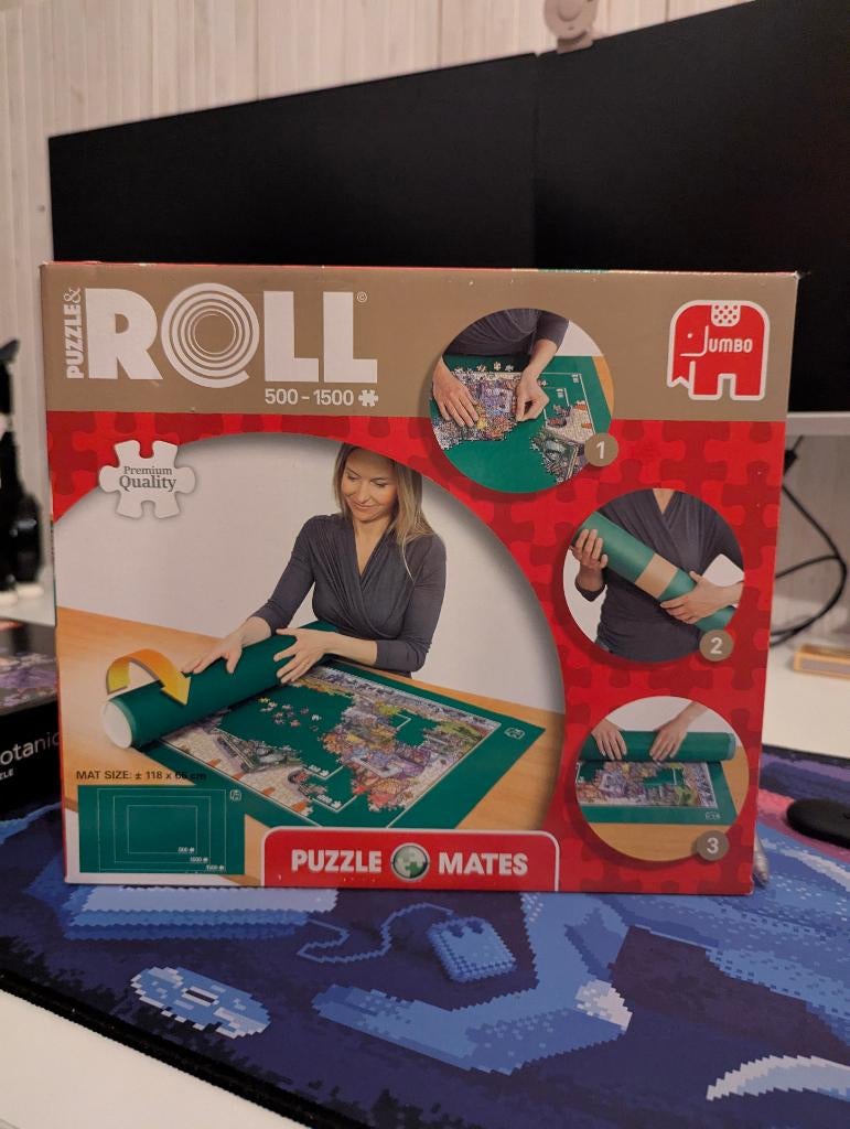 Jumbo Puzzle & Roll Mat 500 - 1500 stuck, Ophalen of Verzenden, 500 t/m 1500 stukjes, Nieuw, Overige typen