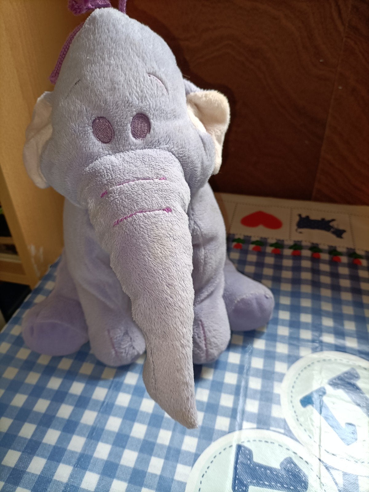 Lollifant knuffel grote versie paarse olifant Winnie de Pooh, Kinderen en Baby's, Speelgoed | Knuffels en Pluche, Ophalen of Verzenden