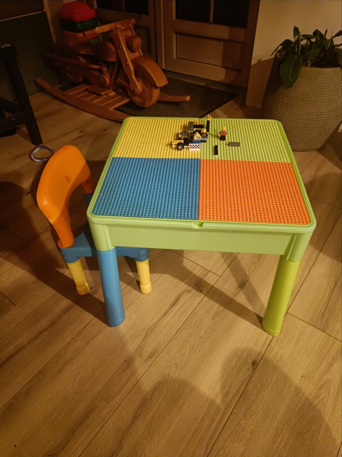 Lego speeltafel met stoel en opbergruimte, Ophalen, Gebruikt, Lego, Overige typen
