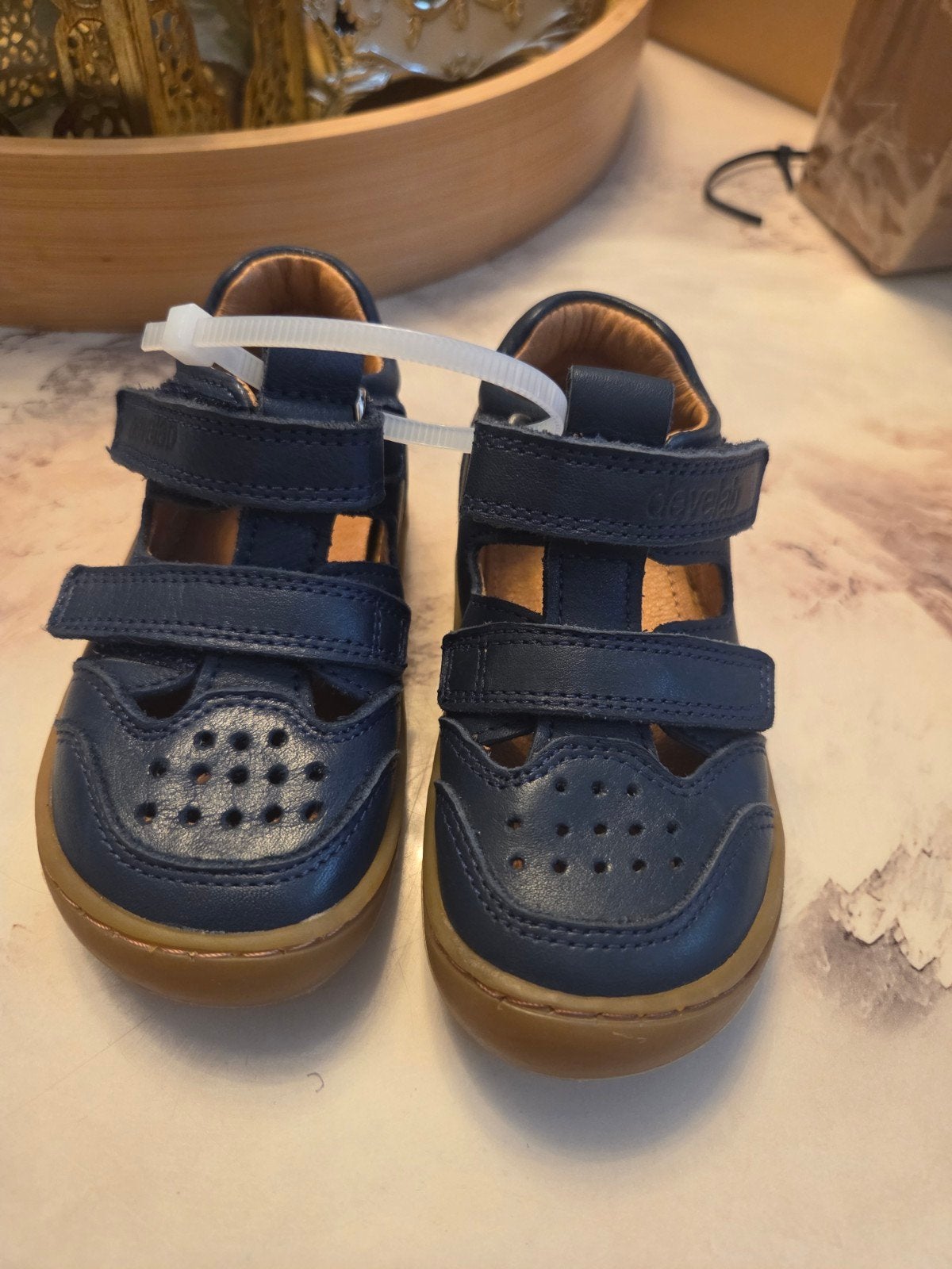 Nieuwe Develab babyschoenen maat 20 - Navy, Develab, Jongen of Meisje, Schoenen, Nieuw