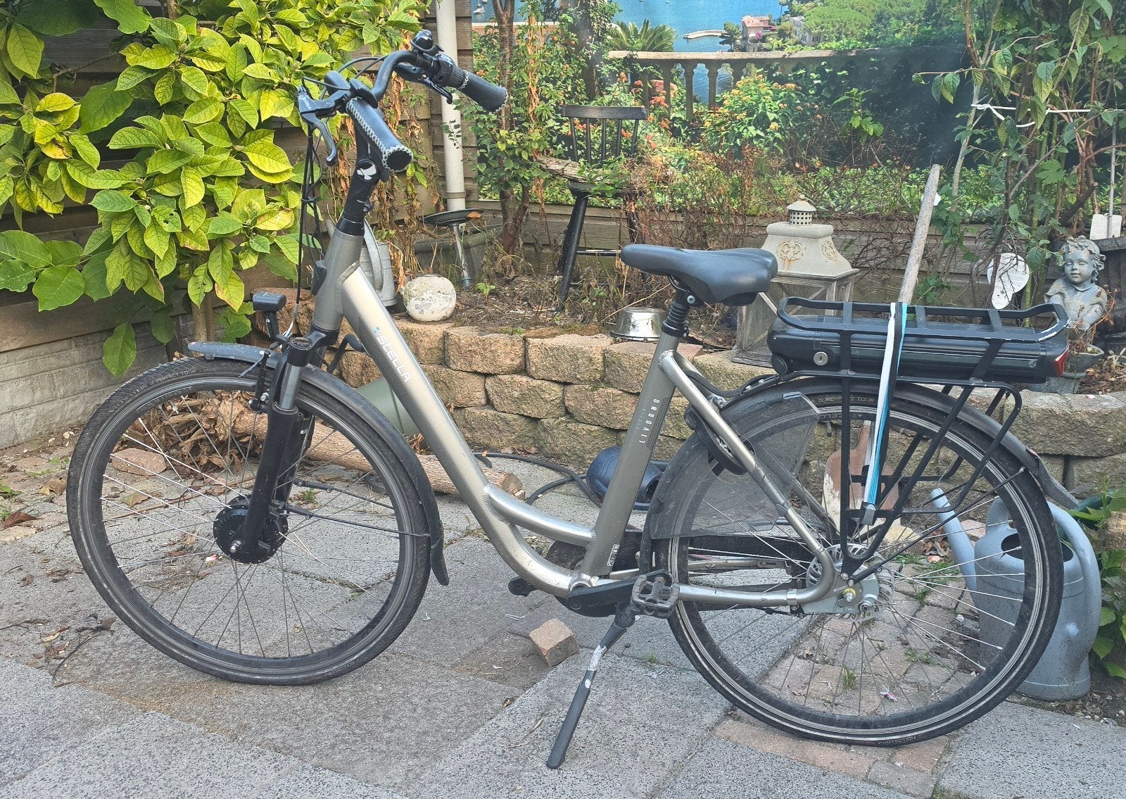 Stella Livorno elektr. fiets 53 cm framemaat, Gebruikt, 51 tot 55 cm, 50 km per accu of meer, Ophalen