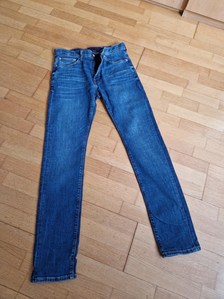 Tommy Hilfiger THFlex Jeans - Blauw, Ophalen of Verzenden, Zo goed als nieuw, Blauw