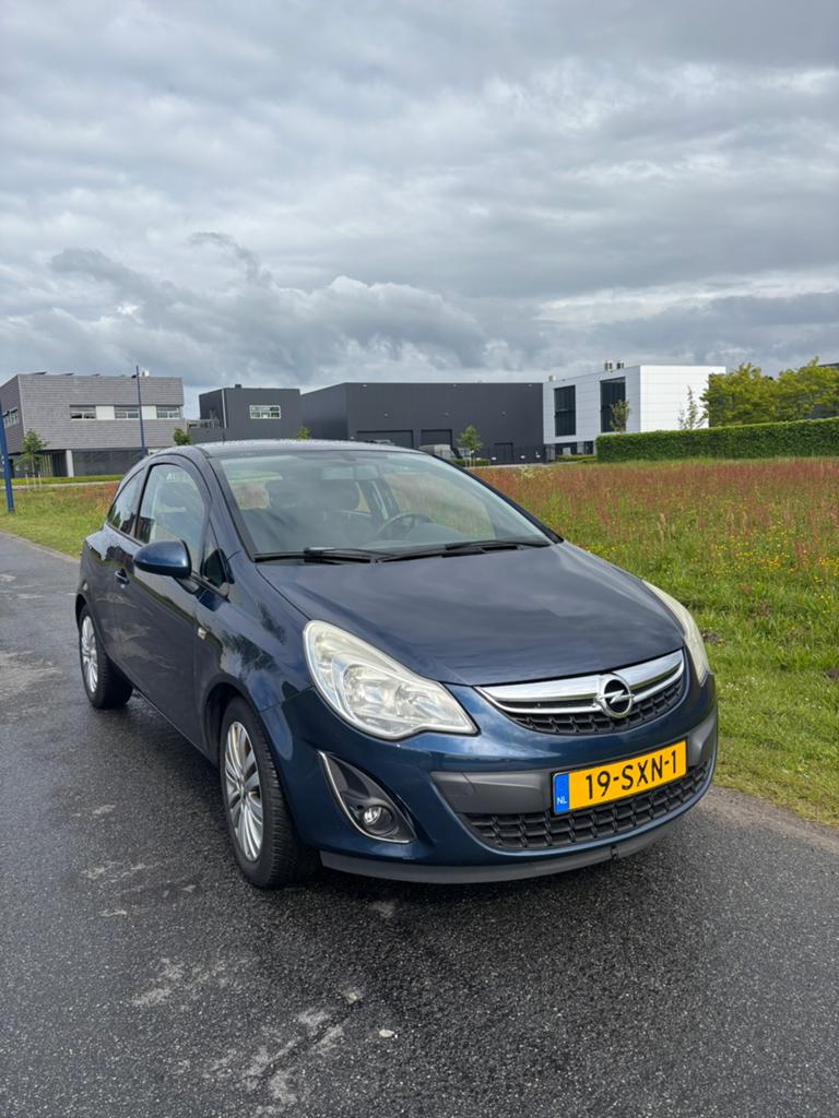 Opel Corsa 1.2 16V 3D 2011 Cosmo Blauw, Auto's, Opel, Voorwielaandrijving, 450 kg, 40 €/maand, 4 cilinders