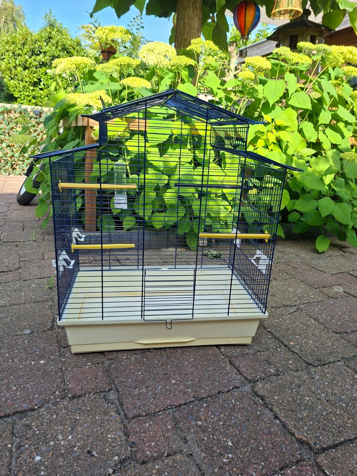 Vogelkooi, Dieren en Toebehoren, Vogels | Hokken en Kooien, Ophalen, Gebruikt, Metaal, Vogelkooi