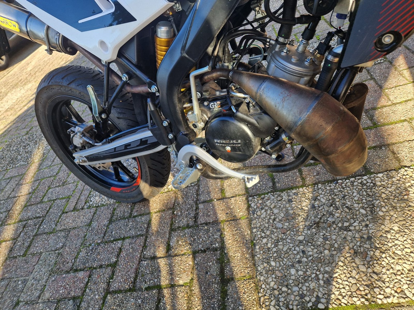 Arrow uitlaat 50cc AM6 motorblok, Fietsen en Brommers, Ophalen, Gebruikt, Uitlaat