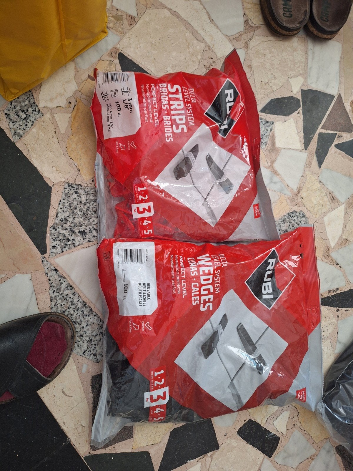 Rubi Delta Level System Strips & Wedges - Tegels nivileren, Doe-het-zelf en Verbouw, Ophalen, Overige materialen, Overige typen