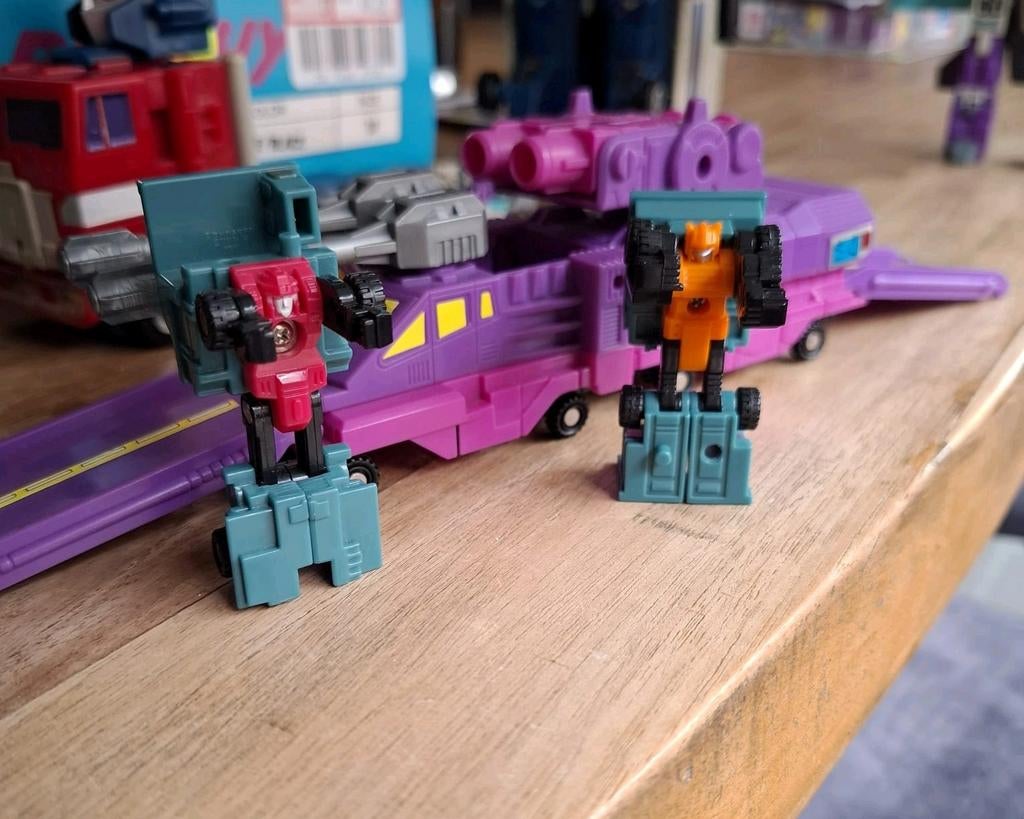 Transformers G1 Micromaster Cannon Transport uit 1990, Verzamelen, Transformers, G1, Ophalen of Verzenden, Gebruikt