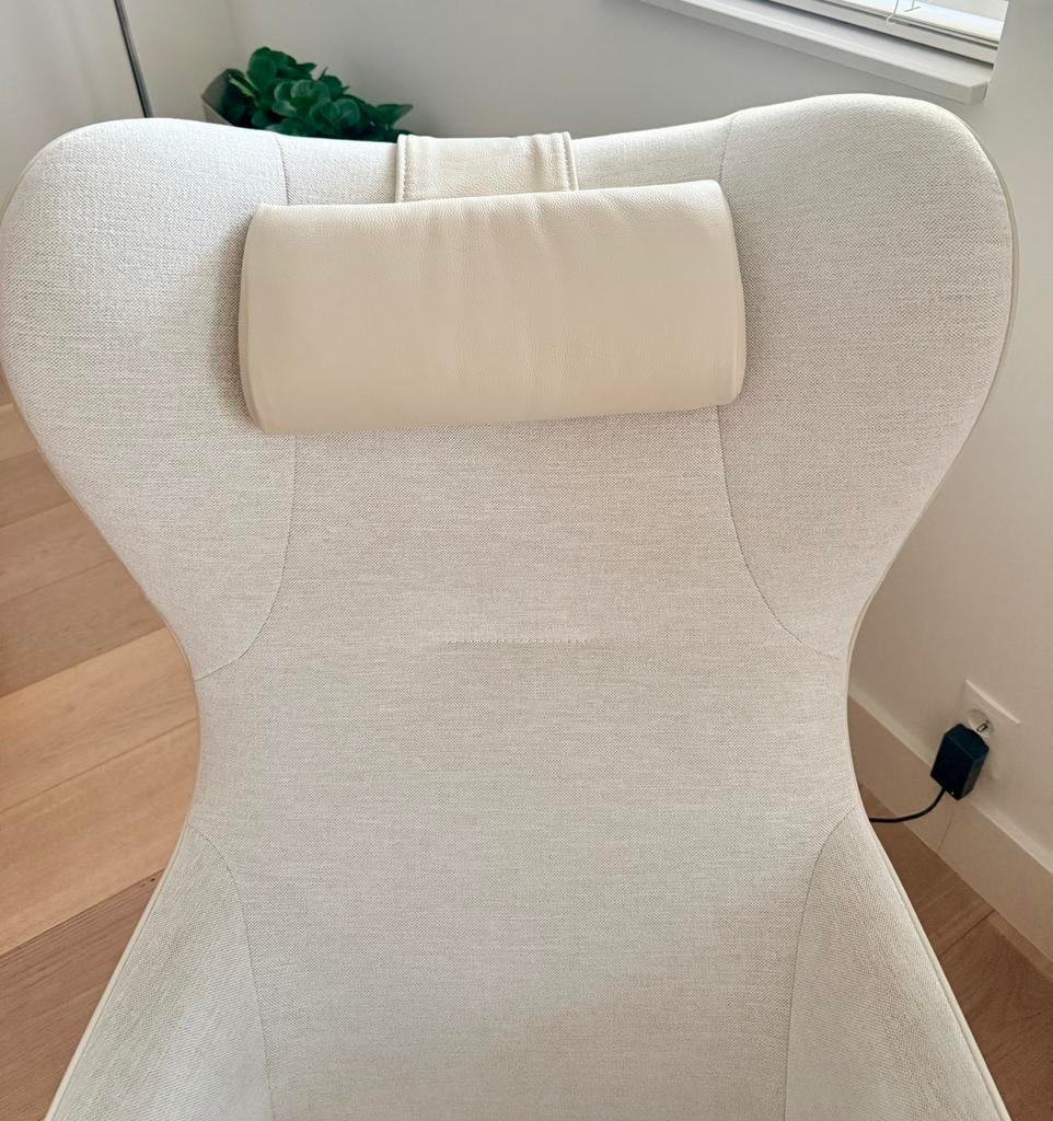 Prominent Relaxstoel A-101 leder en stof volledig electrisch, Ophalen, Gebruikt, Overige kleuren, Leer