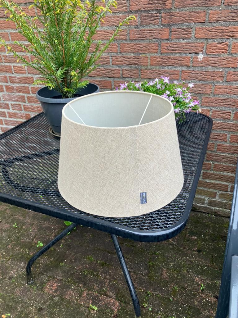 Lampenkap Brynxz groot formaat, Ophalen, Beige, Rond, Zo goed als nieuw