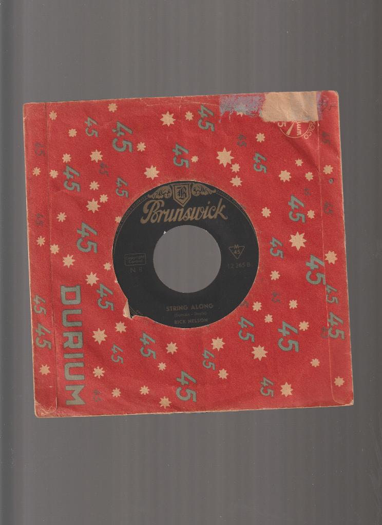 RICK  NELSON  --  STRING  ALONG, Verzenden, Originele persing, 7 inch, Single